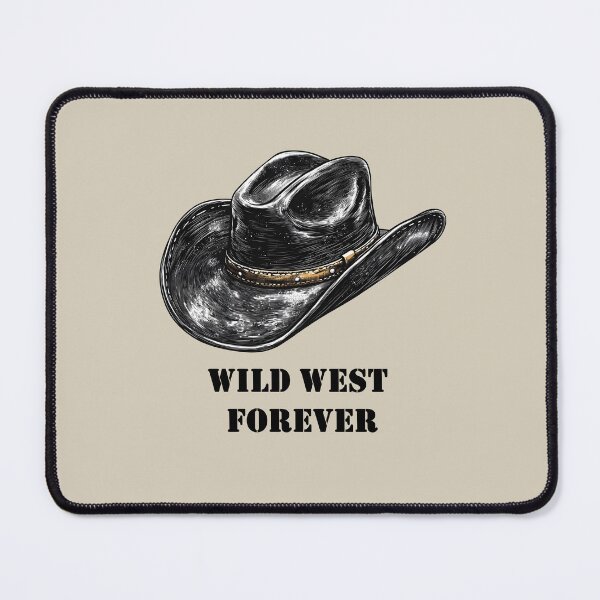 Item preview, Vintage Cowboy Hat Wild West Forever Typography designed and sold by SyberGen.