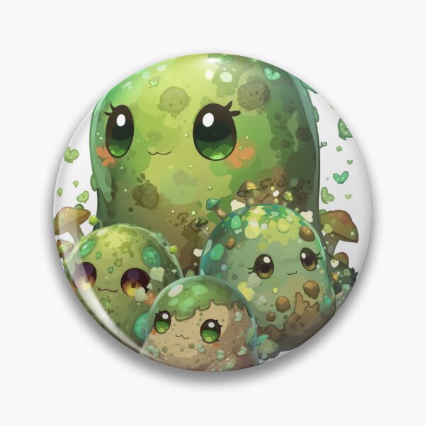 Item preview, Cute Spore Mushroom Slime | Fantasy Creature | Monzora Series designed and sold by Monzora.