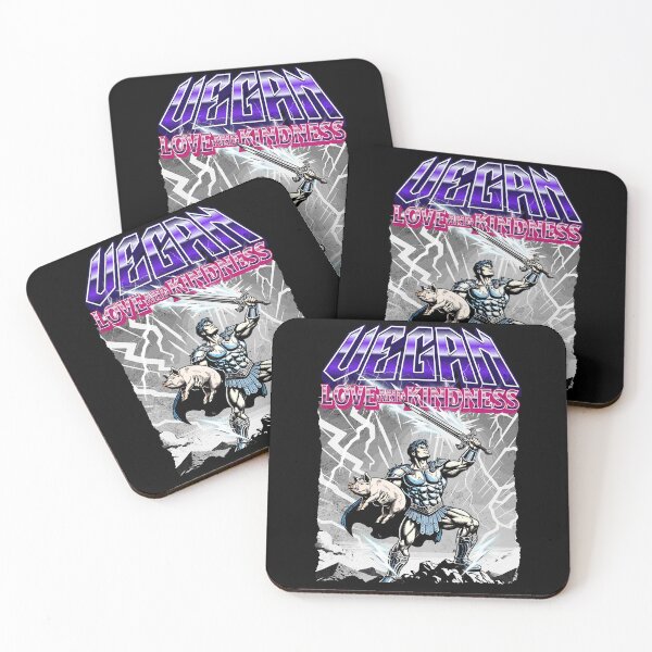 Item preview, Vegan Love and Kindness Hero Retro Comics Animal Rights designed and sold by Cult of Seitan.