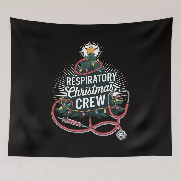 Item preview, RT Respiratory Therapist Nurse Respiratory Christmas Crew designed and sold by silladive.