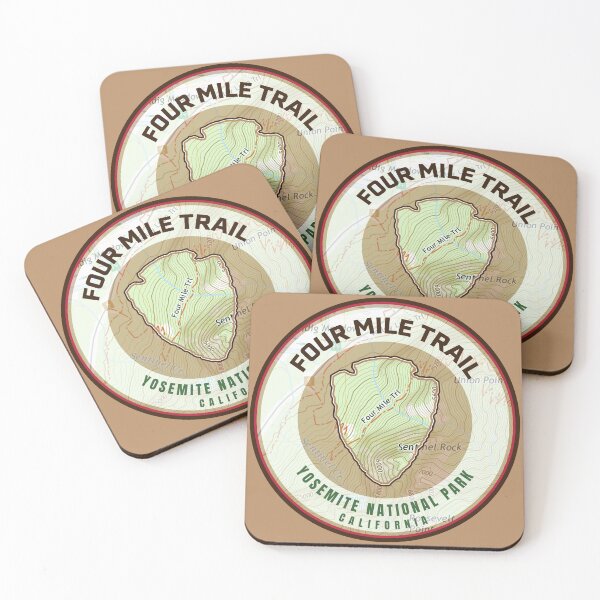 Item preview, Yosemite Souvenir Map - Four Mile Trail designed and sold by Willz Designz.