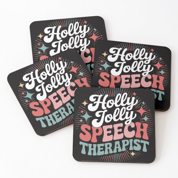 Item preview, Holly Jolly Speech Therapist Christmas SLP Xmas Therapy designed and sold by BotboutiquePre.
