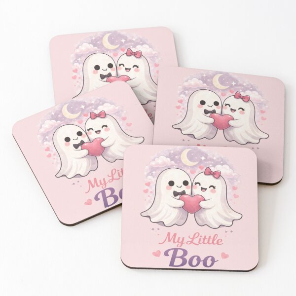 Item preview, My Little Boo – Cute Ghost Parent Child Halloween Valentine designed and sold by PunchDrop.