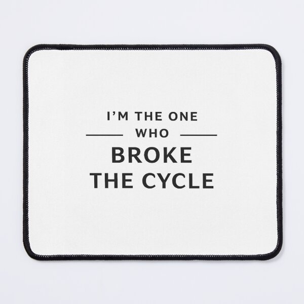 Item preview, I’m the One Who Broke the Cycle – Minimalist Motivational Wall Art designed and sold by Legendary Co..