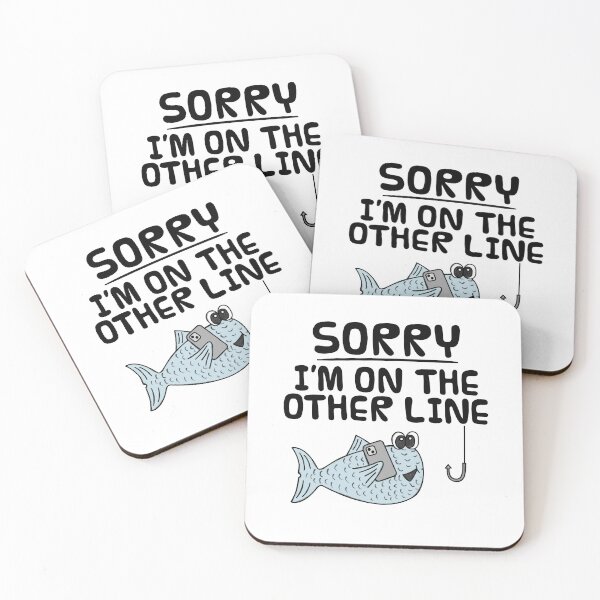 Item preview, I'm On The Other Line, Fishing Fisherman Funny designed and sold by doodlerob.