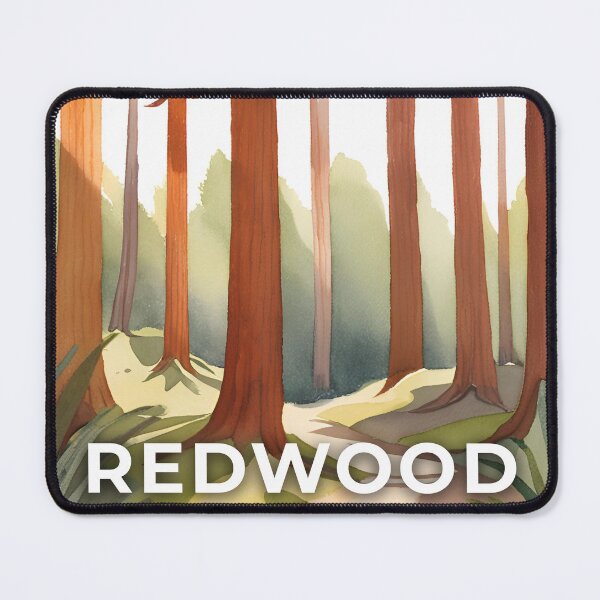 Item preview, Redwood Forest National Park designed and sold by artbynalamagnolia.