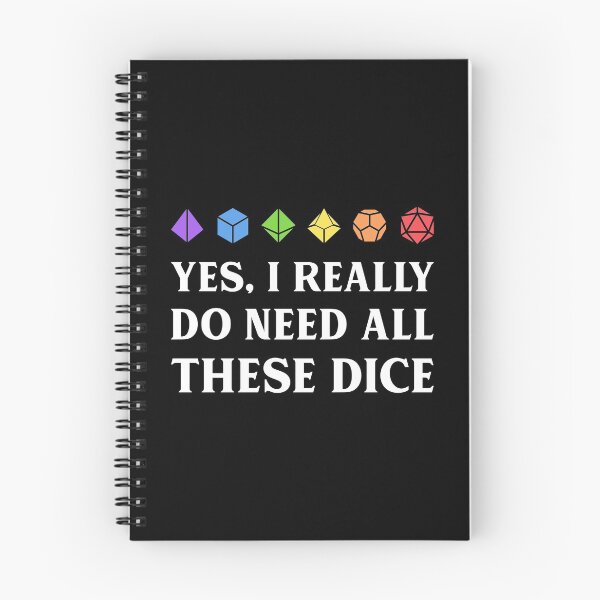 Item preview, I Really Do Need All These Dice Tabletop RPG designed and sold by pixeptional.