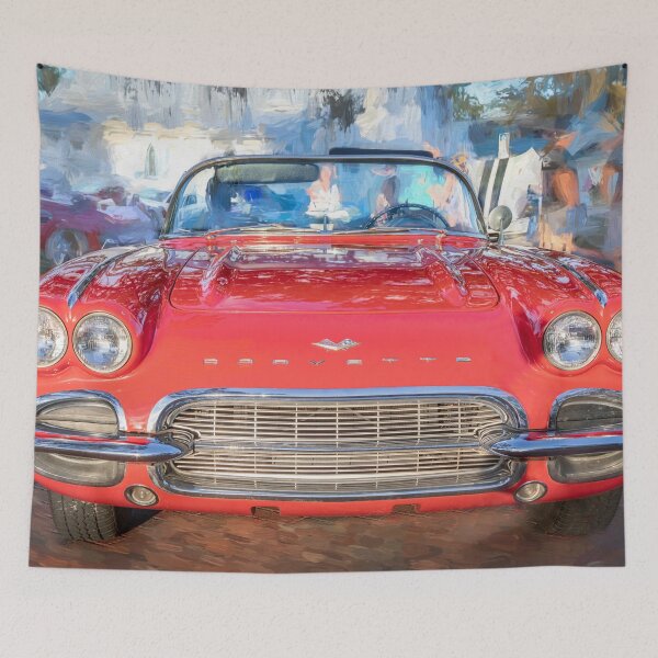 Item preview, 1961 Red Corvette Convertible X107 designed and sold by RichFrancoCars.