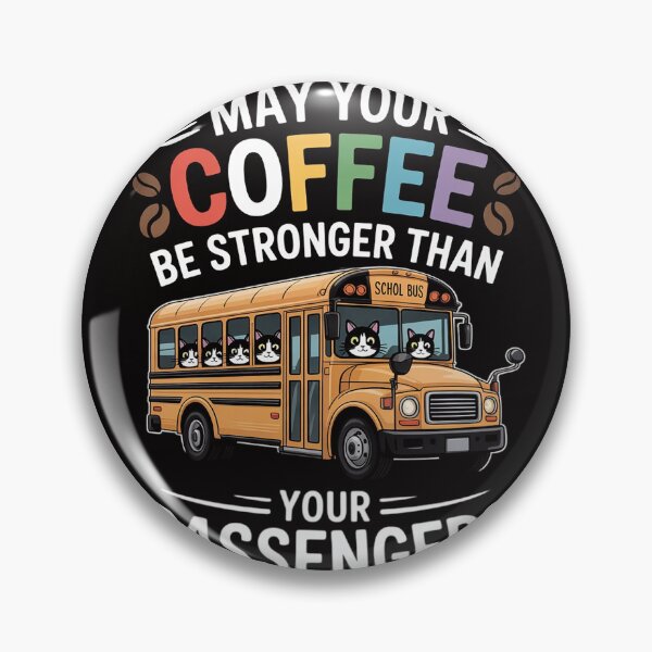 Item preview, Strong Coffee School Bus Driver Gift School Bus designed and sold by BotboutiquePre.