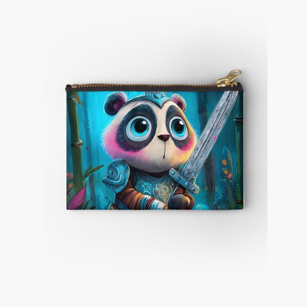 Item preview, Brave Panda Warrior in Enchanted Forest Setting designed and sold by Artessie.
