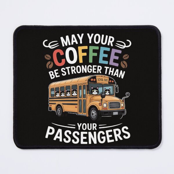 Item preview, Strong Coffee School Bus Driver Gift School Bus designed and sold by BotboutiquePre.