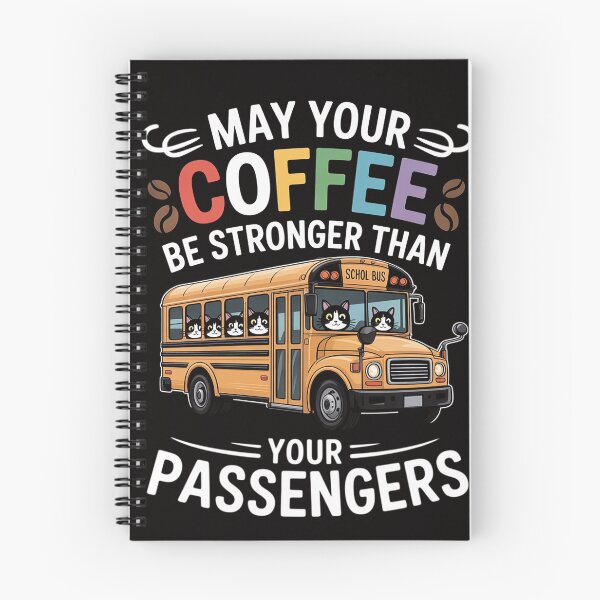 Item preview, Strong Coffee School Bus Driver Gift School Bus designed and sold by BotboutiquePre.