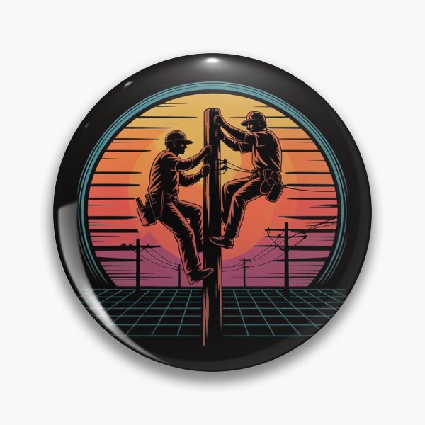 Item preview, Power Pole Electrician  80s Gift Lineman  80s  Electrician Gift designed and sold by BotboutiquePre.