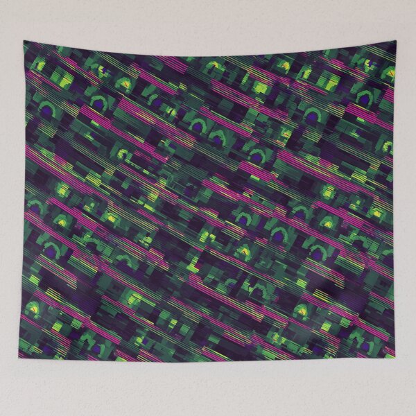 Item preview, geometric green pattern 2nd designed and sold by JeniSeny.