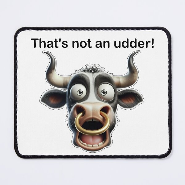 Item preview, That's not an udder! designed and sold by bigbalddon.