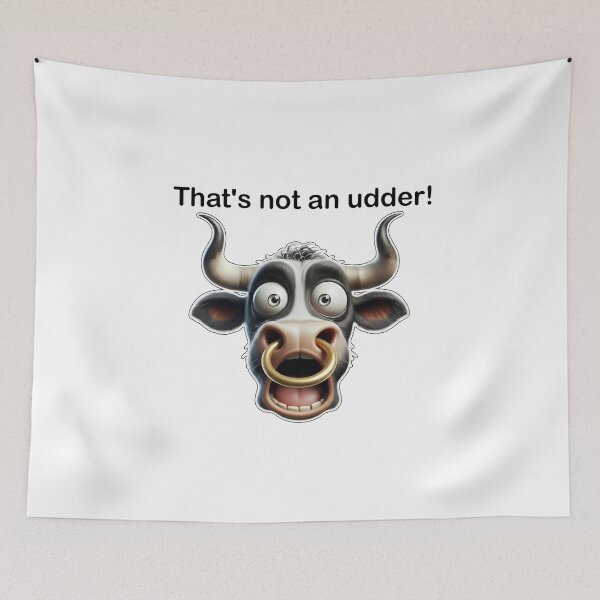 Item preview, That's not an udder! designed and sold by bigbalddon.