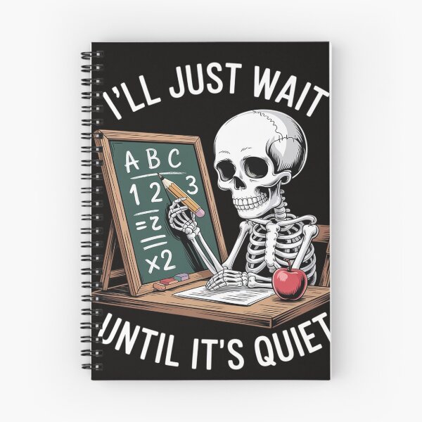 Item preview, BORN Halloween Teacher I'll Just Wait Until It's Quiet designed and sold by silladive.
