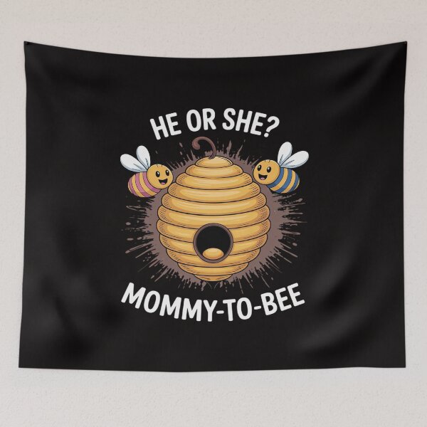 Item preview, He Or She Mommy To Bee Gender Announcement Baby Shower Party designed and sold by BotboutiquePre.