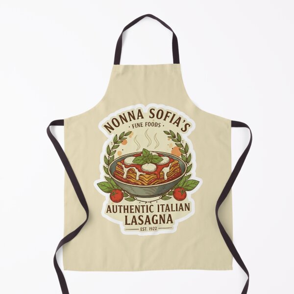 Item preview, Vintage Authentic Italian Lasagna Label designed and sold by capricedefille.