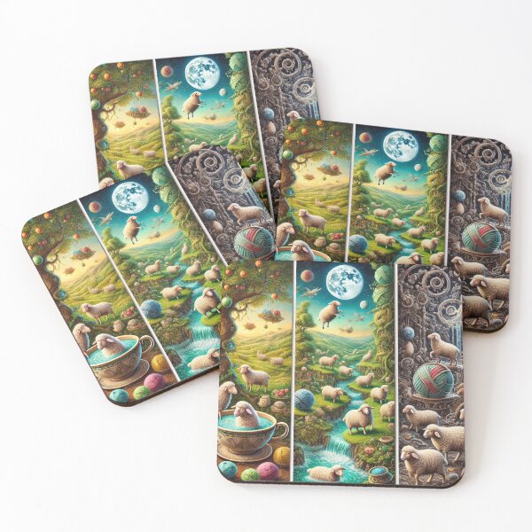 Item preview, Sheepism – The Woollen Garden of Earthly Delights designed and sold by Thpoar.
