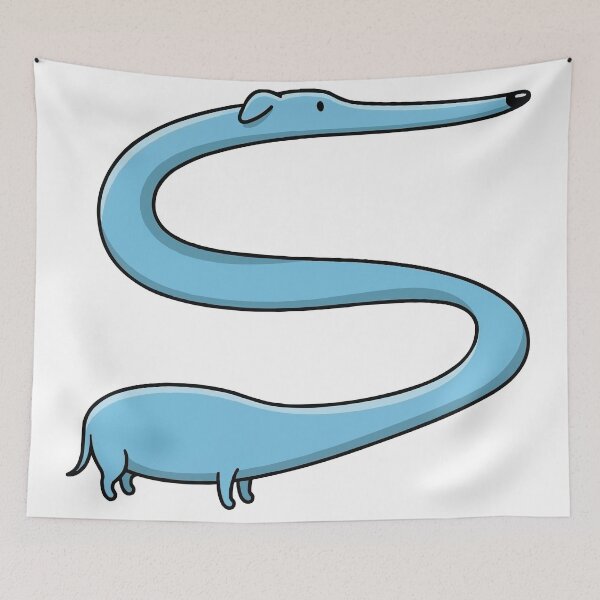 Item preview, Super Long Boi Greyhound - Funny Noodle Dog designed and sold by Petzzz.