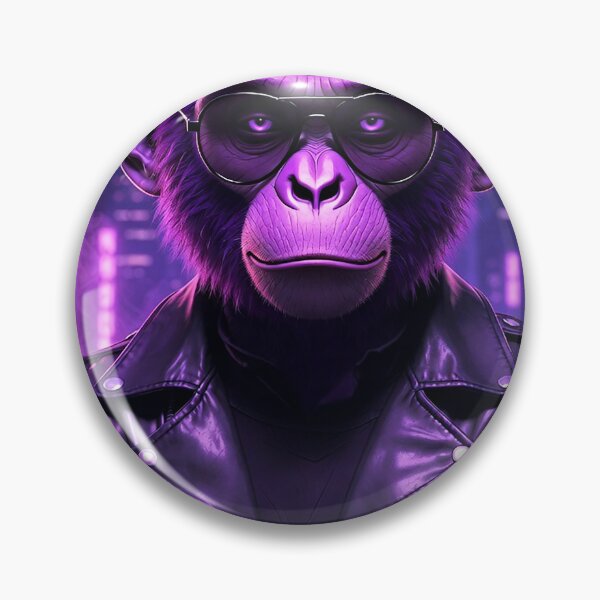 Item preview, "Purple Cyberpunk Monkey Boss" designed and sold by MFMart.