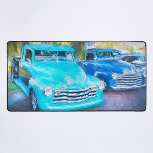 Item preview, 1950 Blue Chevy 5 Window Pick Up Truck 3100 Series X101 designed and sold by RichFrancoCars.