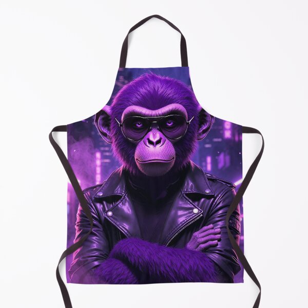 Item preview, "Purple Cyberpunk Monkey Boss" designed and sold by MFMart.