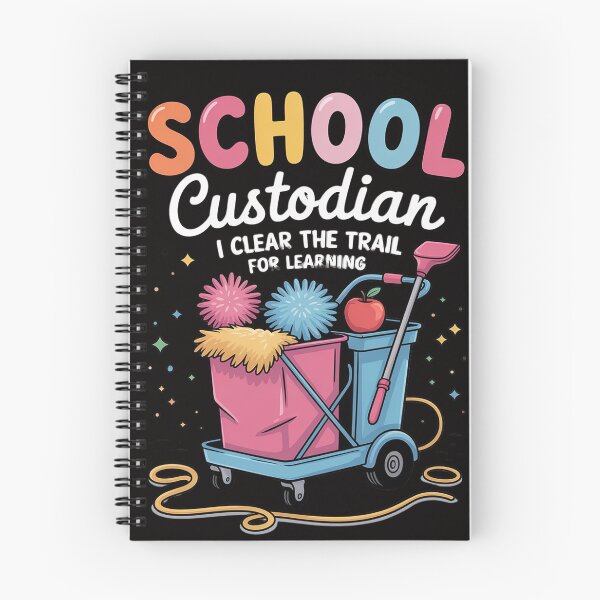 Item preview, School Custodian I Clean The Trail For Learning Janitor designed and sold by BotboutiquePre.