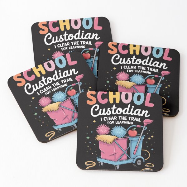 Item preview, School Custodian I Clean The Trail For Learning Janitor designed and sold by BotboutiquePre.