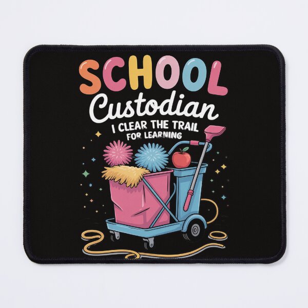 Item preview, School Custodian I Clean The Trail For Learning Janitor designed and sold by BotboutiquePre.