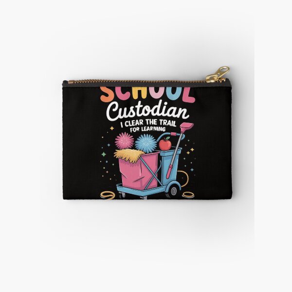 Item preview, School Custodian I Clean The Trail For Learning Janitor designed and sold by BotboutiquePre.