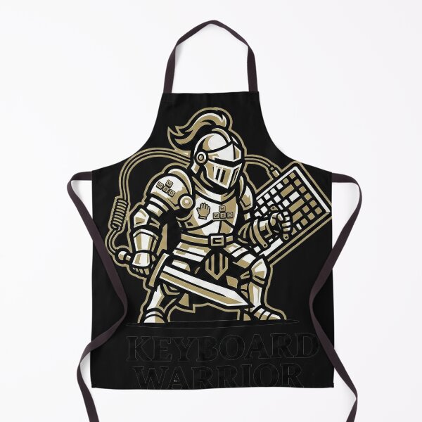 Item preview, "Keyboard Warrior" – Funny Gamer Knight Mascot & Esports Style Internet Humor Art designed and sold by Deadpan Decor.