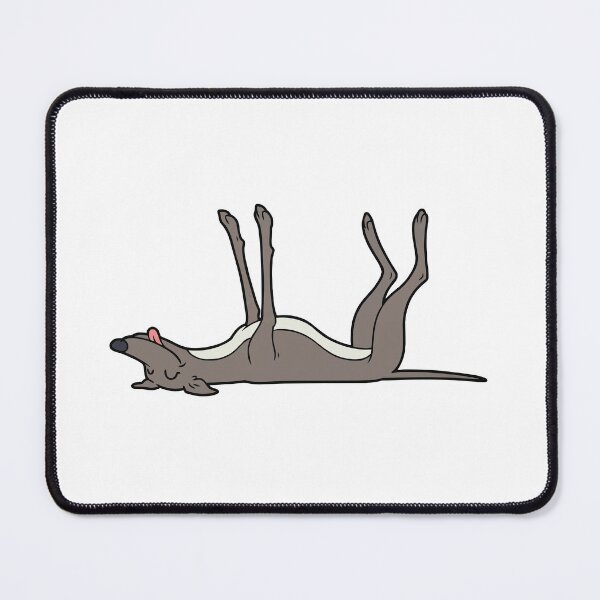 Item preview, Greyhound Roaching - Funny Upside Down Sleeping Dog designed and sold by Petzzz.