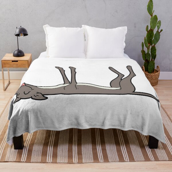 Item preview, Greyhound Roaching - Funny Upside Down Sleeping Dog designed and sold by Petzzz.