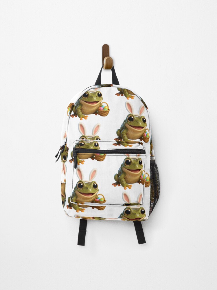 Thumbnail 1 of 3, Backpack, Easter Tree Toad designed and sold by Sillytoe.