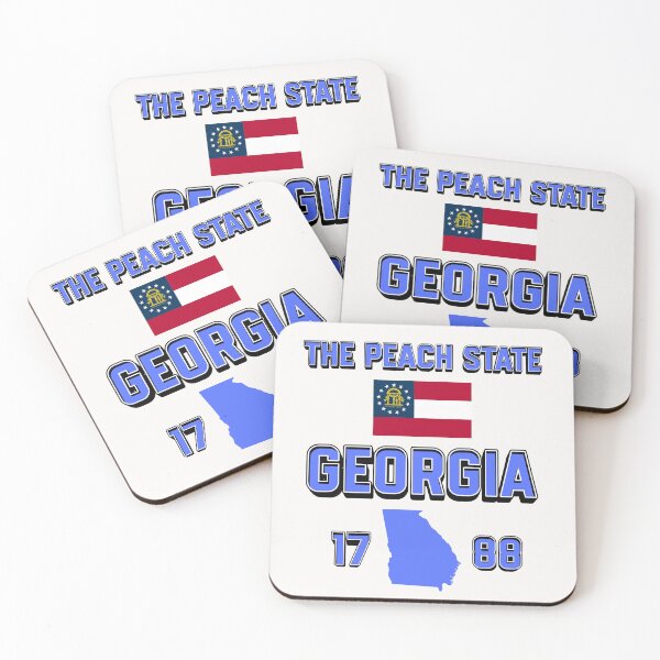 Item preview, Georgia: The Peach State's Southern Soul designed and sold by QuoteCanvas.TH.
