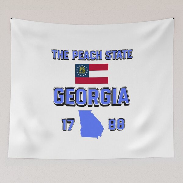 Item preview, Georgia: The Peach State's Southern Soul designed and sold by QuoteCanvas.TH.