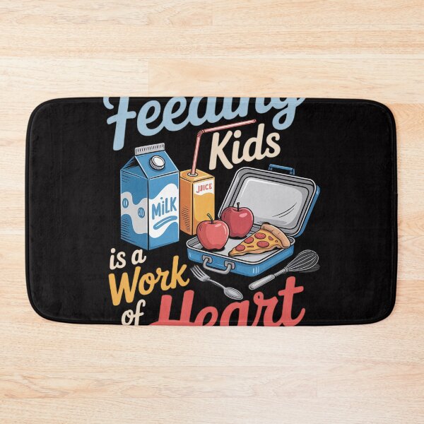 Item preview, Feeding Kids Is A Work of Heart School Lunch Lady designed and sold by jewellmeyers.