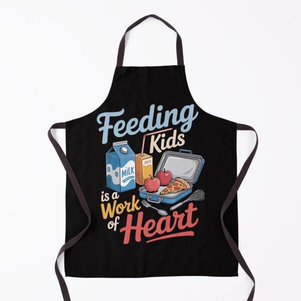 Item preview, Feeding Kids Is A Work of Heart School Lunch Lady designed and sold by jewellmeyers.
