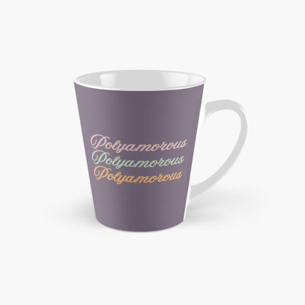 Item preview, Polyamorous Pastel Script | Ethical Non-Monogamy Pride Design designed and sold by KrisBee Presents Dot Fun.