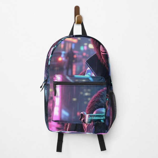 Item preview, "Cyberpunk Neon Monkey Warrior" designed and sold by MFMart.