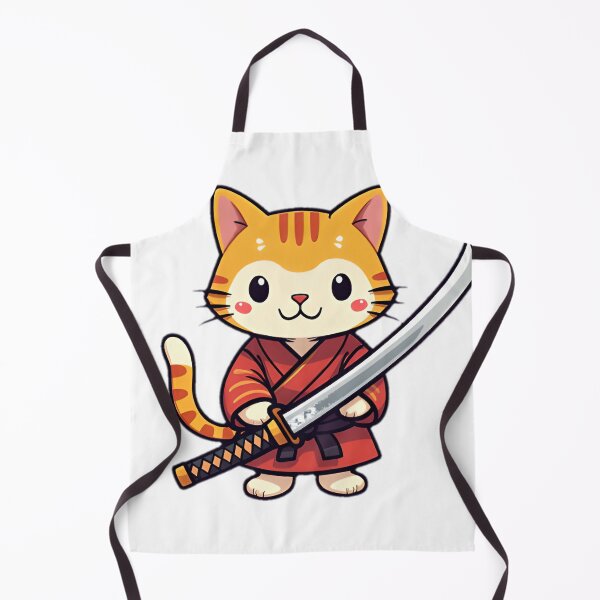 Item preview, Samurai Cat Sharpening Katana designed and sold by SunkenCost.
