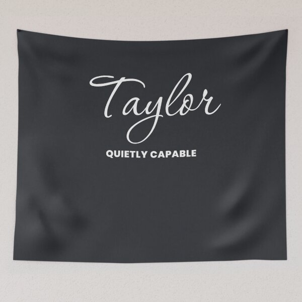 Item preview, Named Into It – ✨TAYLOR✨ Quietly Capable designed and sold by WheelieGdArt.