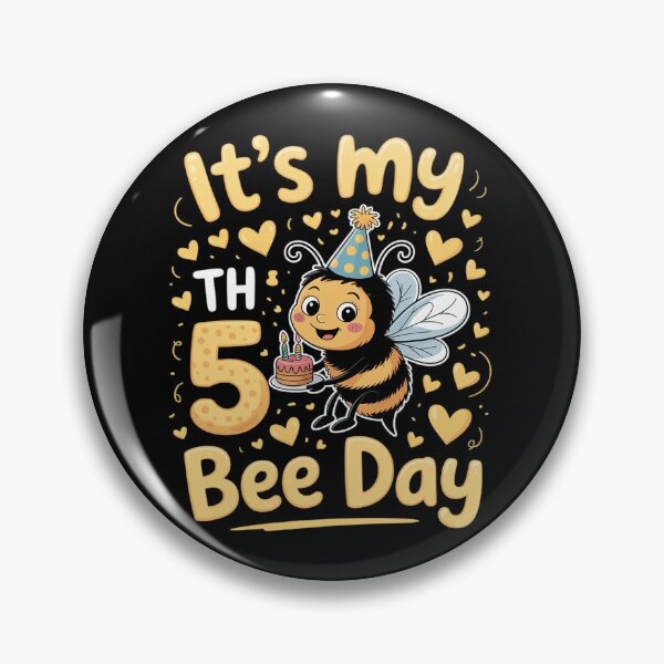 Item preview, It's My 5 Year Old Birthday Bee Day 5th Party designed and sold by joedavila.