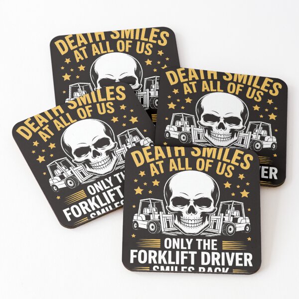 Item preview, Forklift Operator Death Smiles At All Of Us Forklift Driver designed and sold by cherylbartlett.