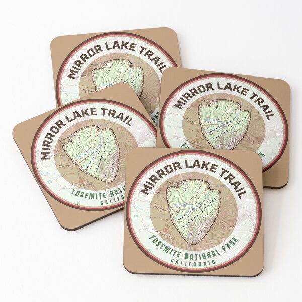 Item preview, Yosemite Souvenir Map - Mirror Lake Trail designed and sold by Willz Designz.