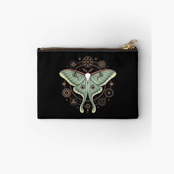 Item preview, Mystical Luna Moth Sacred Geometry Mandala designed and sold by Ambient Mind Design.