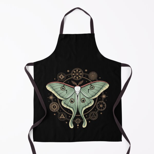 Item preview, Mystical Luna Moth Sacred Geometry Mandala designed and sold by Ambient Mind Design.