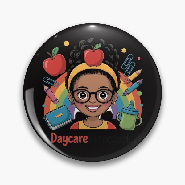 Item preview, Daycare Director Life Messy Bun Glasses Childcare Provider designed and sold by DarioRosales.